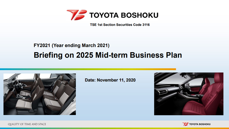 2025 Mid-Term Business Plan Announcement Presentation Slides and Movie