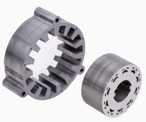 Hybrid car motor core