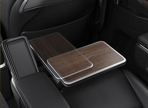 armrest and storage table