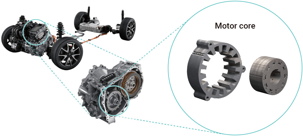 Motor Core Constituent Parts (For Hybrid System)