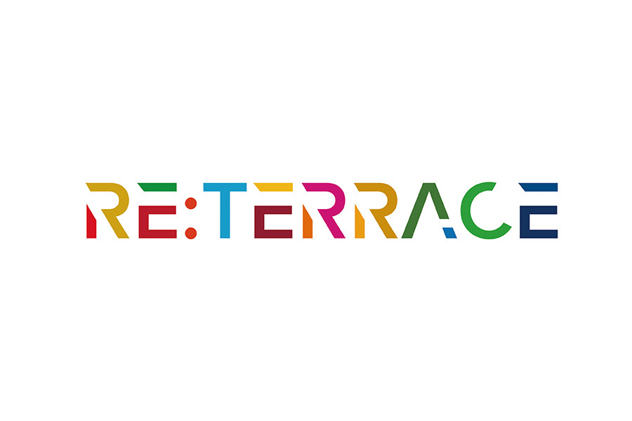 Photo：The RE:TERRACE upcycling brand logo