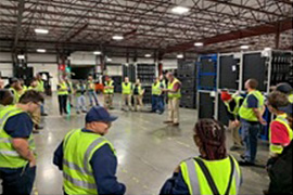 Photo:Workplace discussion at Toyota Boshoku Illinois