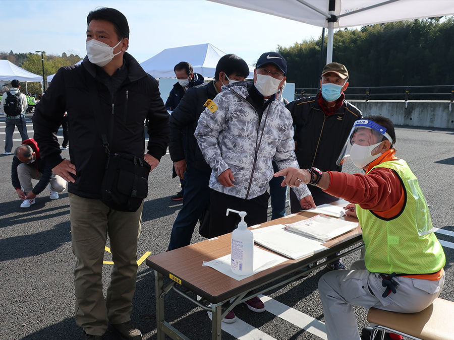 Photo:Initial training at a disaster volunteer center