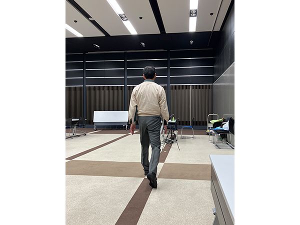 写真：55歳コース　自分の歩き方のクセを見つける歩行測定