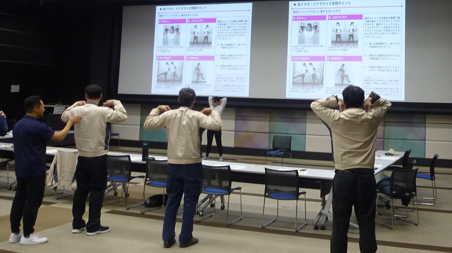 写真：特定保健指導の取り組み