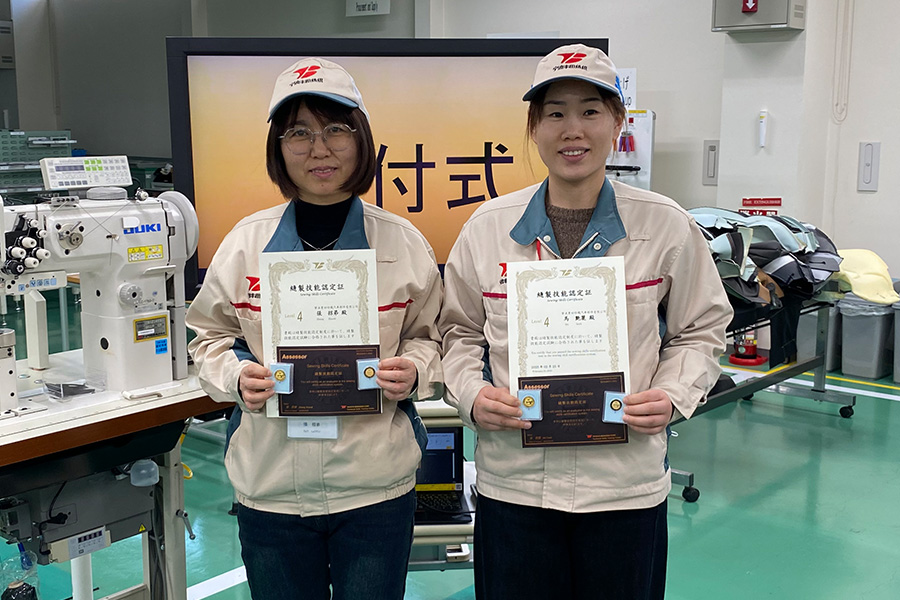 写真:寧波豊田紡織(中国)来訪 評価実施