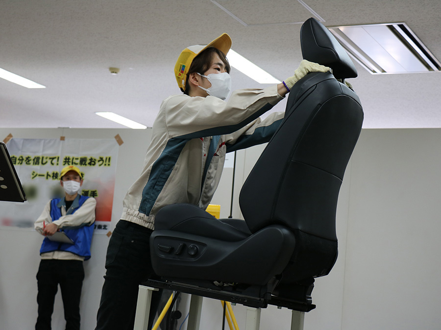 写真:シート検査
