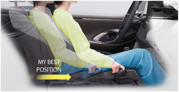 Car seat return clearance