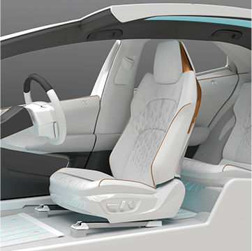 Image of Toyota LQ Concept Car Model Interior