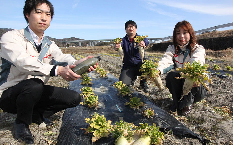 The brainchild of a team comprising young company members, promoting activities to achieve 100% food recycling rate